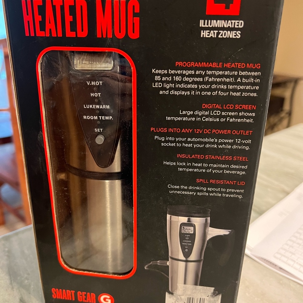 Heated mug